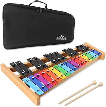 EASTROCK 27 Notes Glockenspiel Xylophone With Beaters
