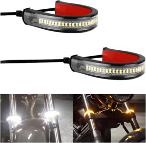 zipelo 2PCS LED Motorcycle Turn Signal Lights