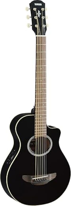 YAMAHA 3/4-Size Acoustic-Electric Guitar – Black