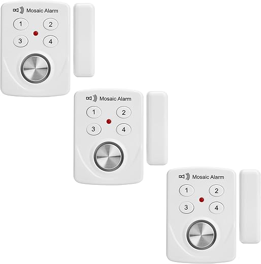 Mosaic Alarm 3 Pack 130db Door Alarm System