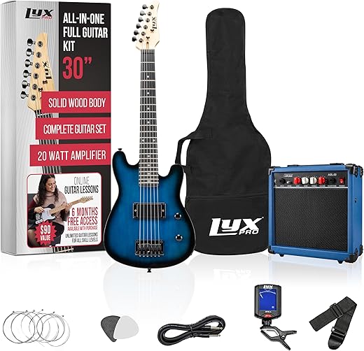 LyxPro 30 Inch Electric Guitar Starter Kit