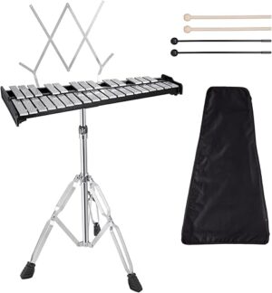 Sierjian 32 Notes Glockenspiel With Adjustable Stand