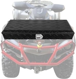 BLACKHORSE-RACING 35inch ATV/UTV Rear Aluminum Storage Box