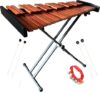 LyricLight 37 Note Professional Wooden Xylophone With Stand