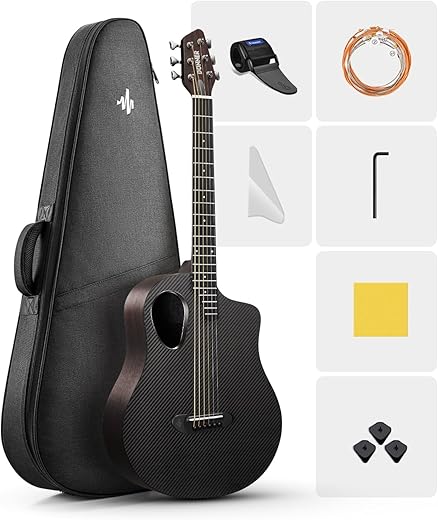 Donner 38" Carbon X Acoustic Guitar Kit