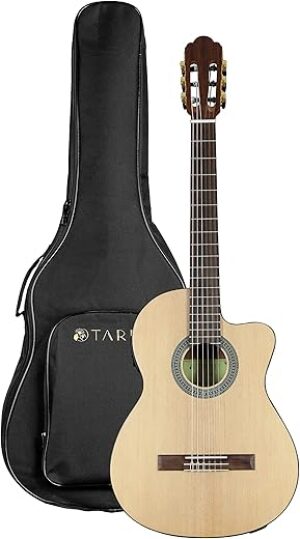 TARIO 39 Inch Electric Cutaway Classical Guitar