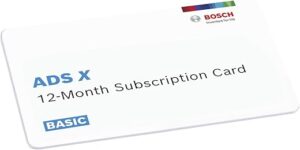 Bosch 3945-SUB-BAS 12 Month Software Subscription