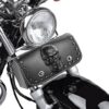 YHTIMIOX 3D Skull Motorcycle SaddleBags Storage Pouch