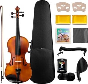 ENO MUSIC 4/4 Full Size Violin Kit With Accessories