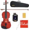 Apollo 4/4-Size Solidwood Violin With Case