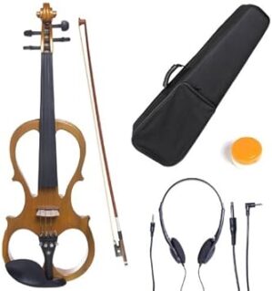 Cecilio 4/4CEVN-1Y Solid Wood Yellow Electric Violin