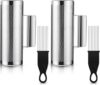 Kathfly 4 Pcs Stainless Steel Guiro Instruments