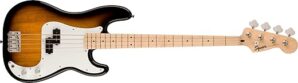 Fender 4 String Bass Guitar, 2-Color Sunburst (0373902503)