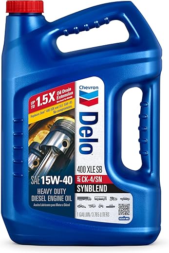 Chevron 400 XLE Synblend Diesel Engine Oil 15W-40