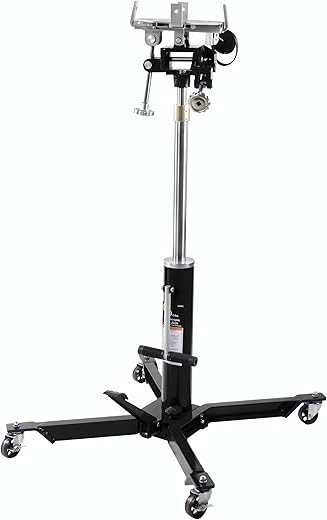 Omega Lift Equipment 41000C Black Telescopic Transmission Jack