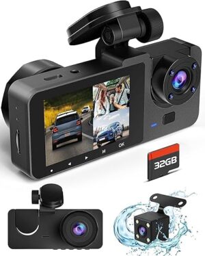 Azacvb 4K Car Dash Camera With Night Vision