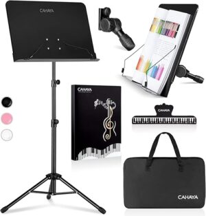 CAHAYA 5 In 1 Dual-use Sheet Music Stand