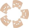 Emoonland 5 Pack Fine Grade Violin Bridges