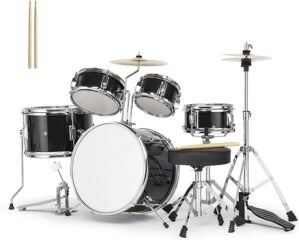 Ktaxon 5-Piece Junior Drums Set With Stool