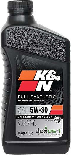 K&N 5W-30 Synthetic Engine Oil, 1 Quart