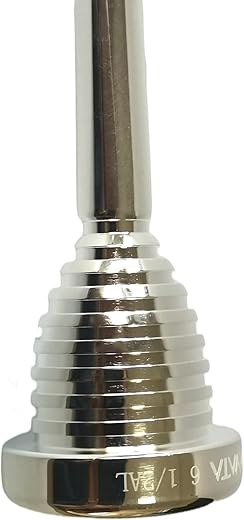 KAYATA 6 1/2AL Silver Plated Trombone Mouthpiece