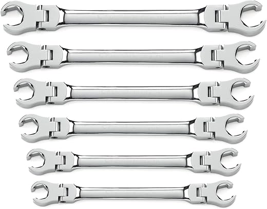 GEARWRENCH 6 Pc. Flex Flare Nut Wrench - 81911D