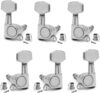SAPHUE 6 Pieces 3L3R Guitar Tuner Pegs, Chrome