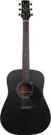 Jasmine 6 String Acoustic Guitar, Black (S35-B)