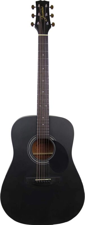 Jasmine 6 String Acoustic Guitar, Black (S35-B)
