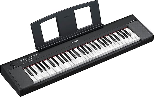 YAMAHA 61-Key Piaggero Ultra-Portable Digital Piano (NP15B)