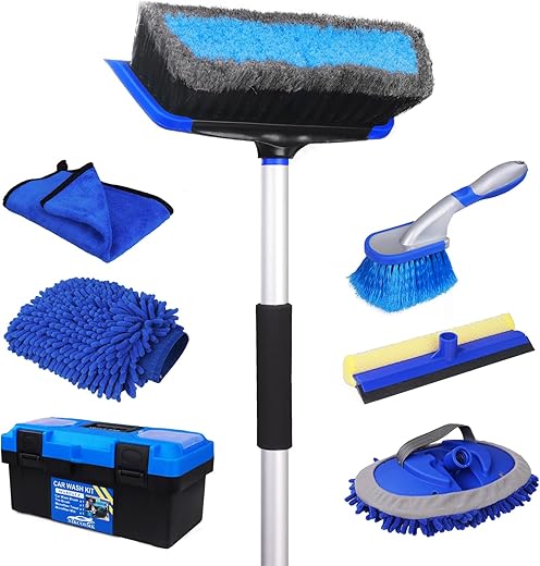 NIKCOSMK 62'' Car Wash Brush Kit