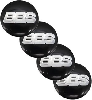 RHGEIUCY 65mm Car Wheel Hub Caps Stickers