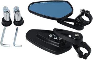 AULLY PARK 7/8″ Bar End Motorcycle Mirrors