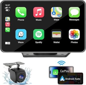 Capapro 7″ HD Wireless Carplay Touch Screen Stereo