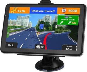 LONGRUF 7 Inch Car GPS With Voice Guidance