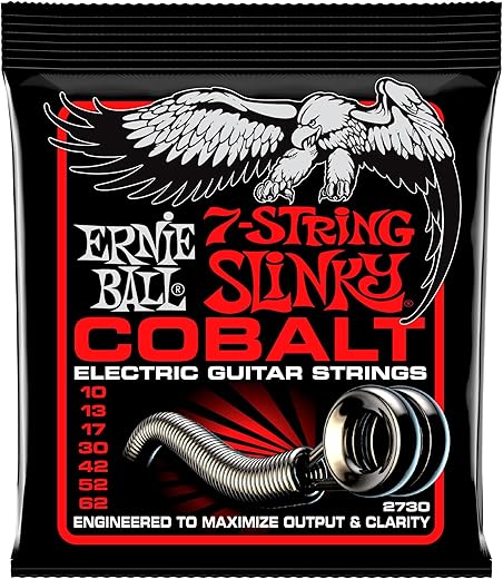 Ernie Ball 7-String Skinny Top Heavy Bottom Strings, P02730