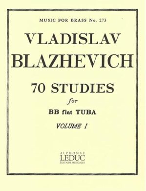 70 Studies For Bb Tuba – Vol I