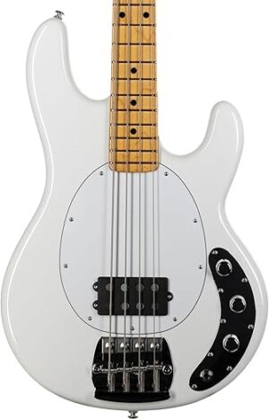Ernie Ball Music Man ’70s StingRay Bass Guitar – White