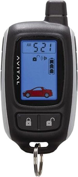 Avital 7352L 2-Way 5-Button LCD Remote