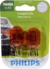 PHILIPS 7444NA LongerLife Miniature Bulb, 2 Pack