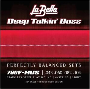 La Bella 760F-MUS Deep Talkin’ Bass Strings