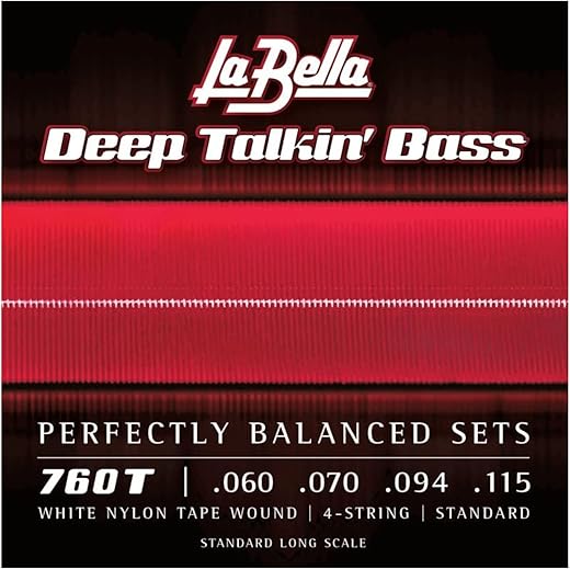 La Bella 760T White Nylon Tape Wound Strings
