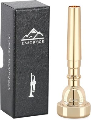 EASTROCK 7C Gold Plated Trumpet Mouthpiece