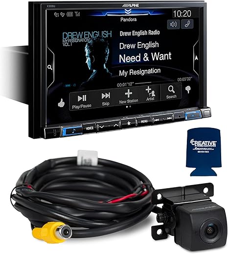 Alpine 8" Navigation Receiver With HCE-C1100 Camera