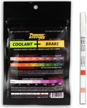 Phoenix Systems 8006-B Double-Ended Brake Fluid Test Strips