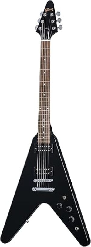 Gibson ’80s Flying V Solidbody Electric Guitar – Ebony