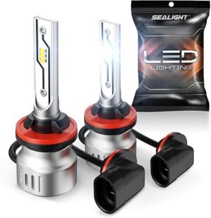 SEALIGHT 881 LED Fog Light Bulbs, 10000LM