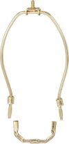 B&P Lamp 9 Inch Brass Plated Lamp Harp