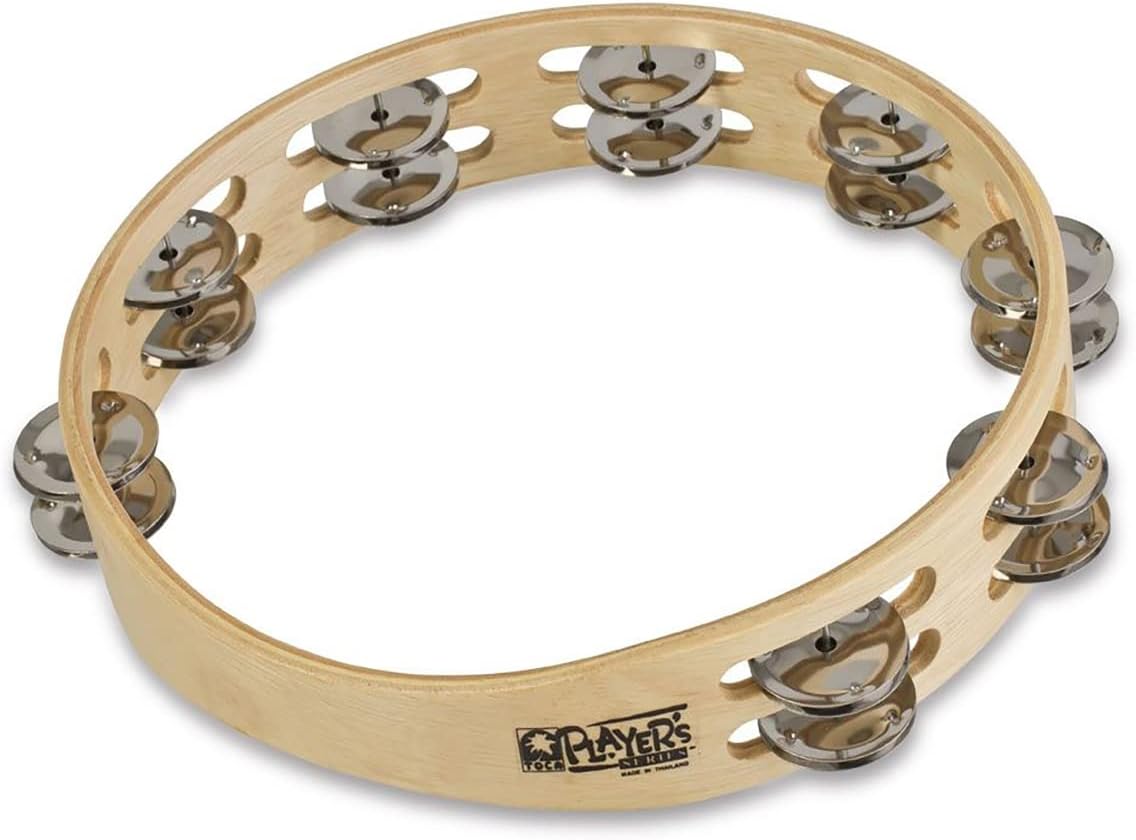 Toca 9-Inch Double Row Wood Tambourine
