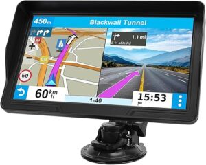 glaury 9 Inch GPS Navigator With Latest 2024 Map